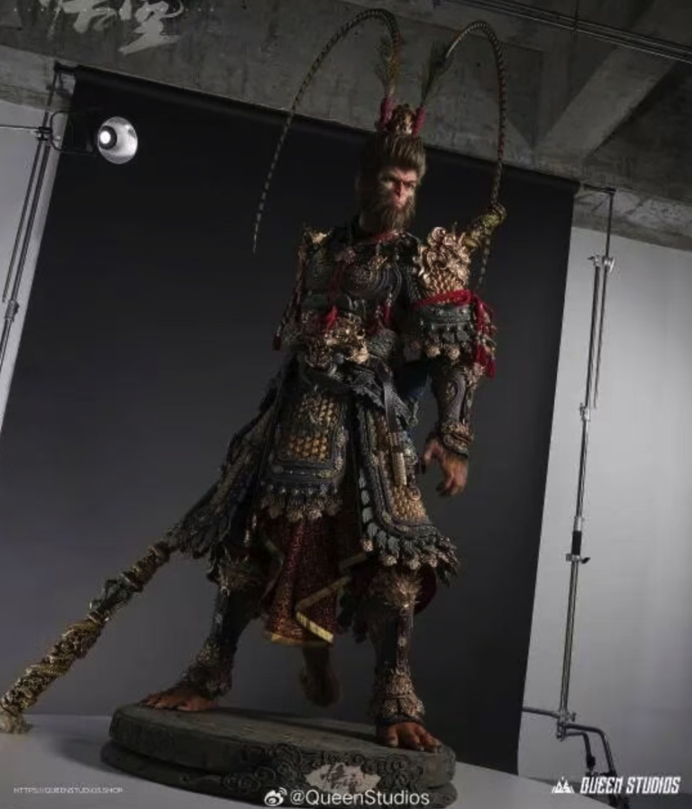 Limited to 99 Units! Black Myth: Wukong Golden Armor 1/1 Full-Body Statue Sells for ¥99,800