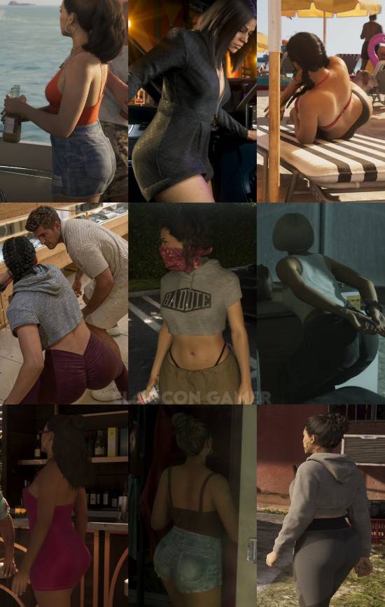 《GTA6》女主惊艳亮相，这身材谁顶得住？
