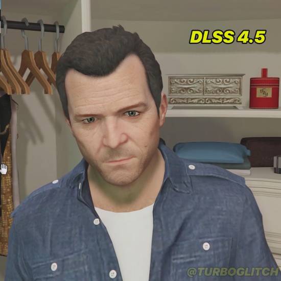《GTA5》开DLSS5后，角色全变样？